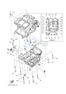 MT07A MT-07 ABS 700 (1XBE) drawing CRANKCASE