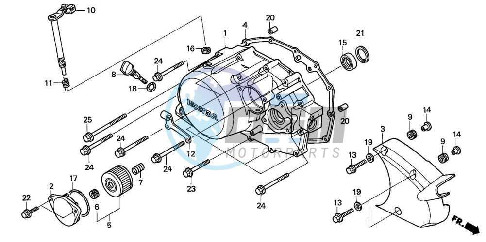 RIGHT CRANKCASE COVER