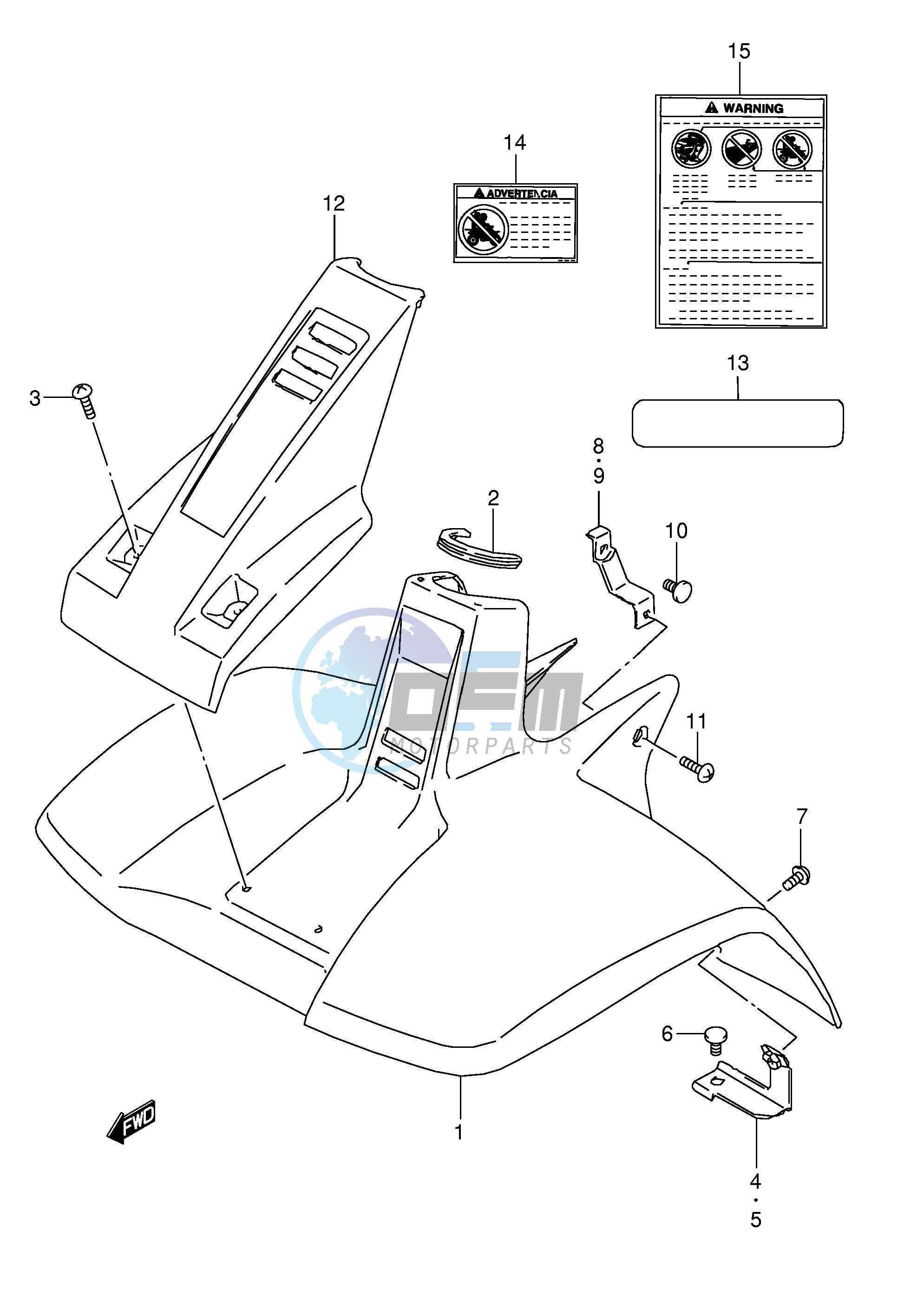 FRONT FENDER (MODEL K1)