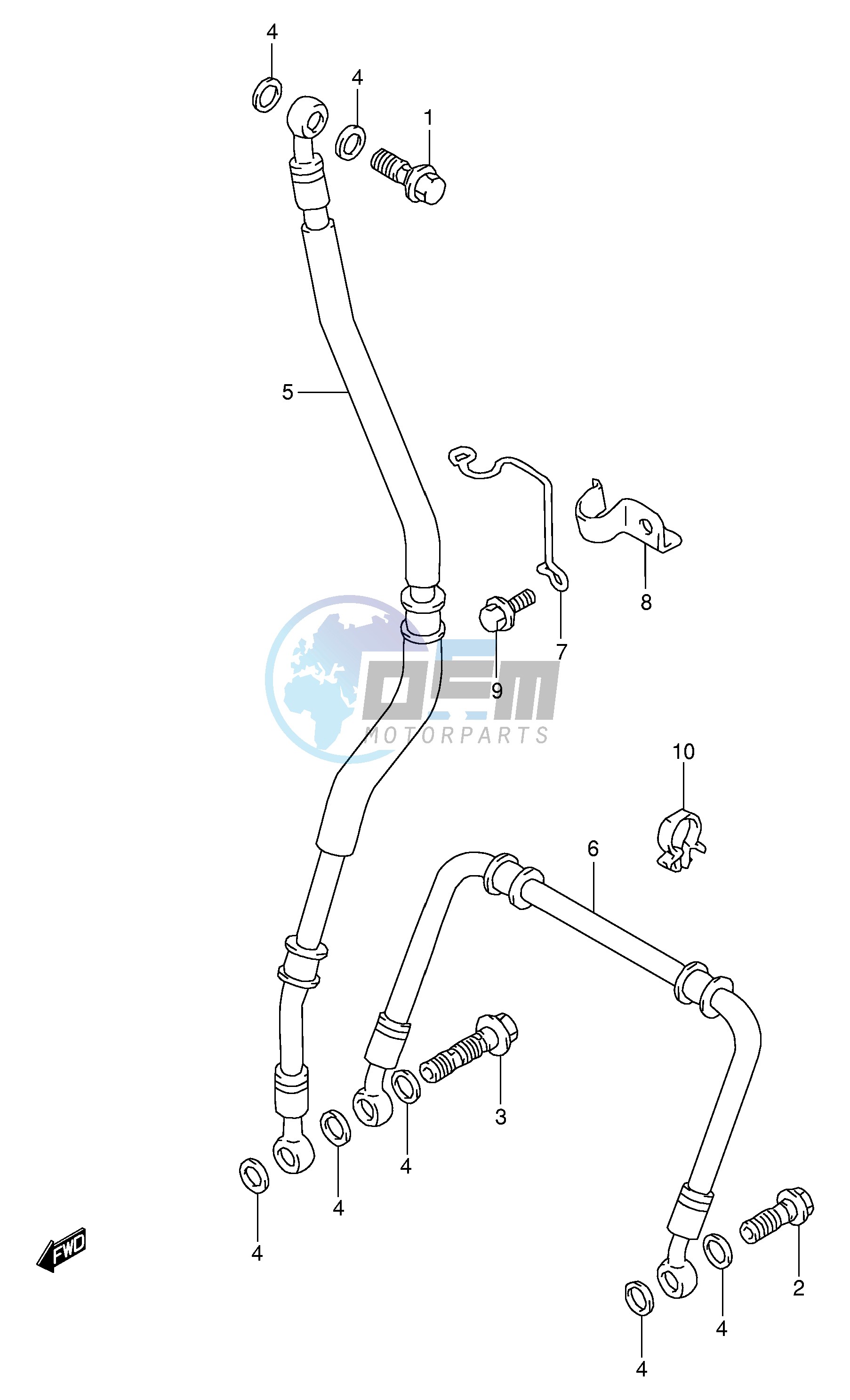 FRONT BRAKE HOSE