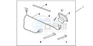 GL1800 drawing RR,SPEAKER KIT