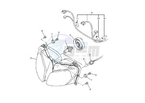 FZS FAZER 1000 drawing HEADLIGHT