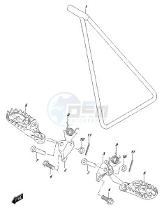 RM-Z250 drawing FOOTREST