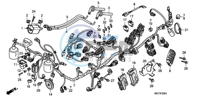 WIRE HARNESS (FJS400D9/FJ S400A)