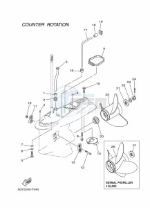 FL250GETX drawing PROPELLER-HOUSING-AND-TRANSMISSION-4