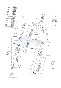 CW50 BOOSTER (5WWR) drawing FRONT FORK