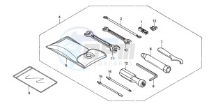 FES150A 125 S-WING drawing TOOLS