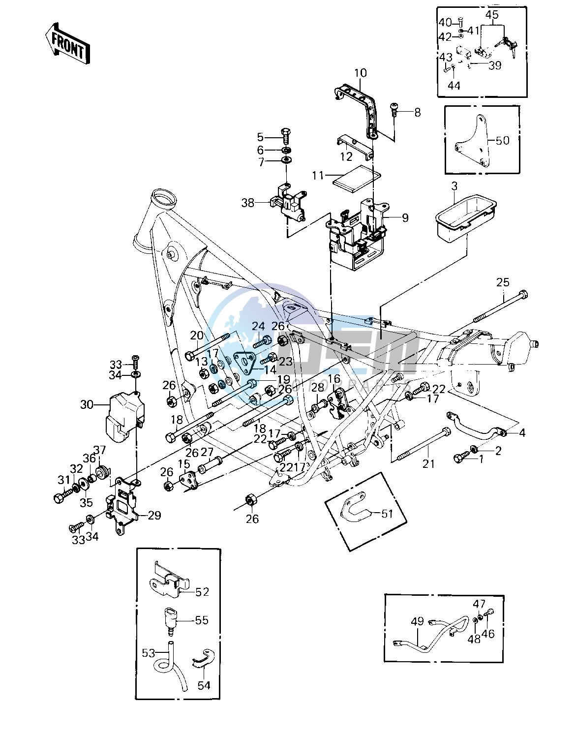 FRAME FITTINGS_BATTERY CASE -- 80-81 A1_A2- -