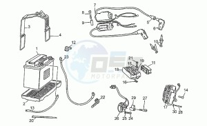 SP 750 drawing Battery