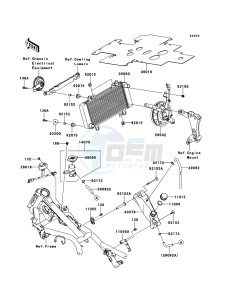 NINJA 250R EX250KCF GB XX (EU ME A(FRICA) drawing Radiator