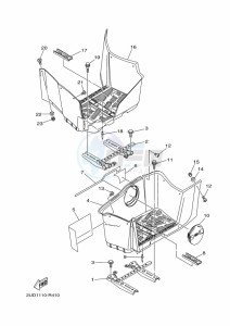 YFM700FWAD GRIZZLY 700 EPS (BDE4) drawing STAND & FOOTREST