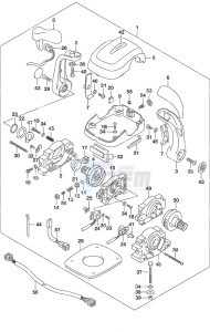 DF 250AP drawing Top Mount Dual