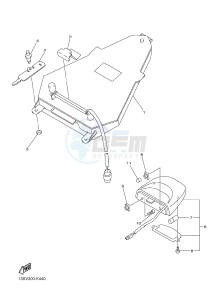 YZF-R6 600 R6 (2CXR) drawing TAILLIGHT