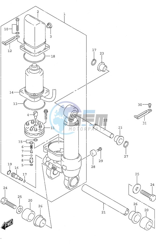 Tilt Cylinder