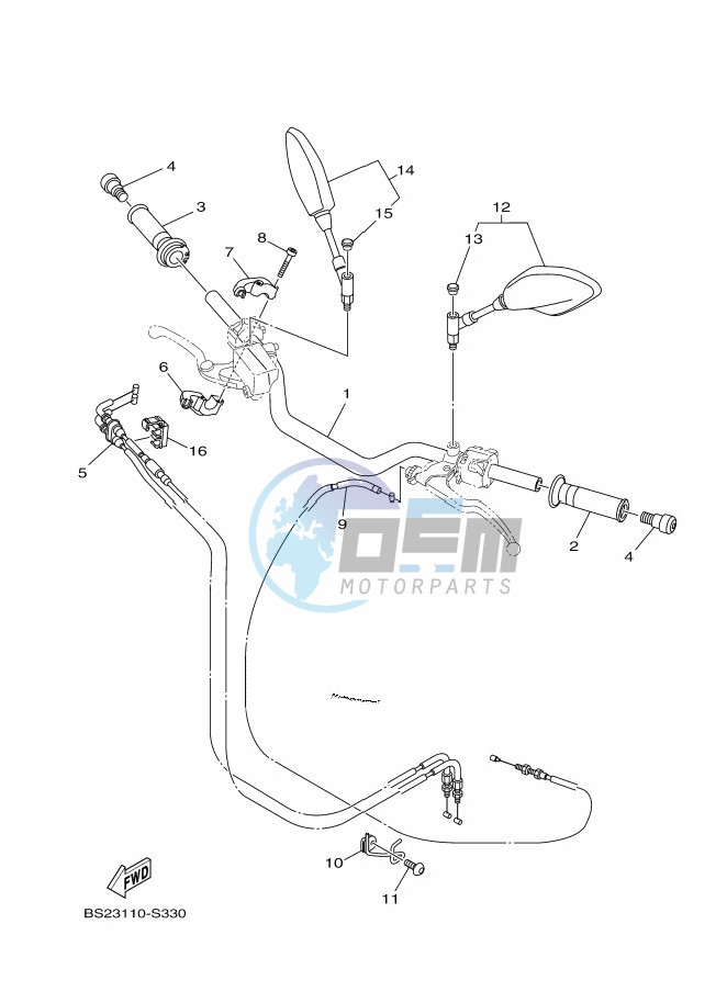 STEERING HANDLE & CABLE