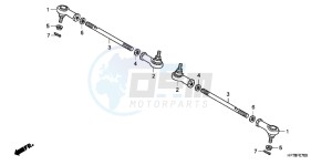 TRX420FPAC TRX420 ED drawing TIE ROD