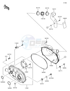 MULE SX KAF400JHF EU drawing Converter Cover