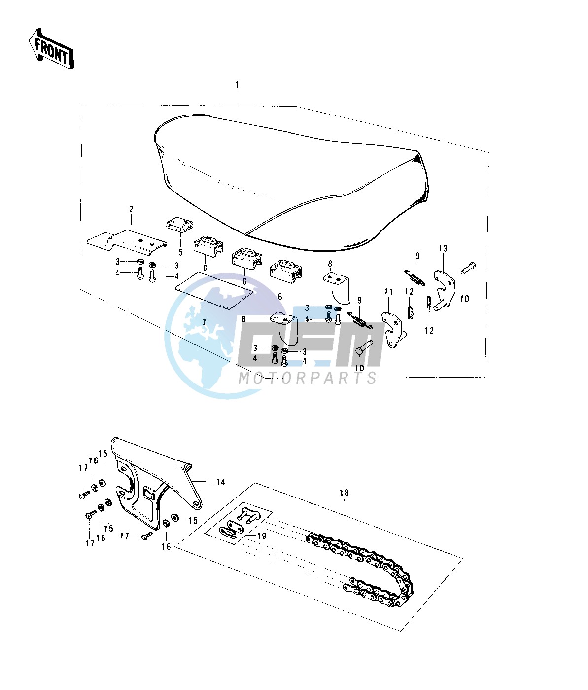 SEAT_CHAIN COVER_CHAIN -- 74-75- -