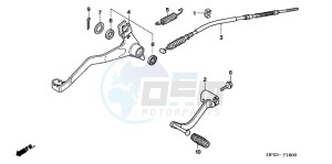 TRX90XB drawing PEDAL