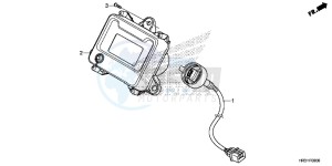 TRX420TM1H Europe Direct - (ED) drawing METER