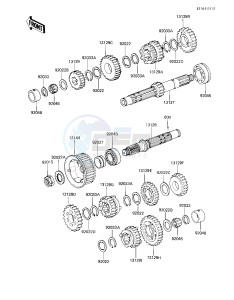 EX 305 B [GPZ 305] (B1) [GPZ 305] drawing TRANSMISSION