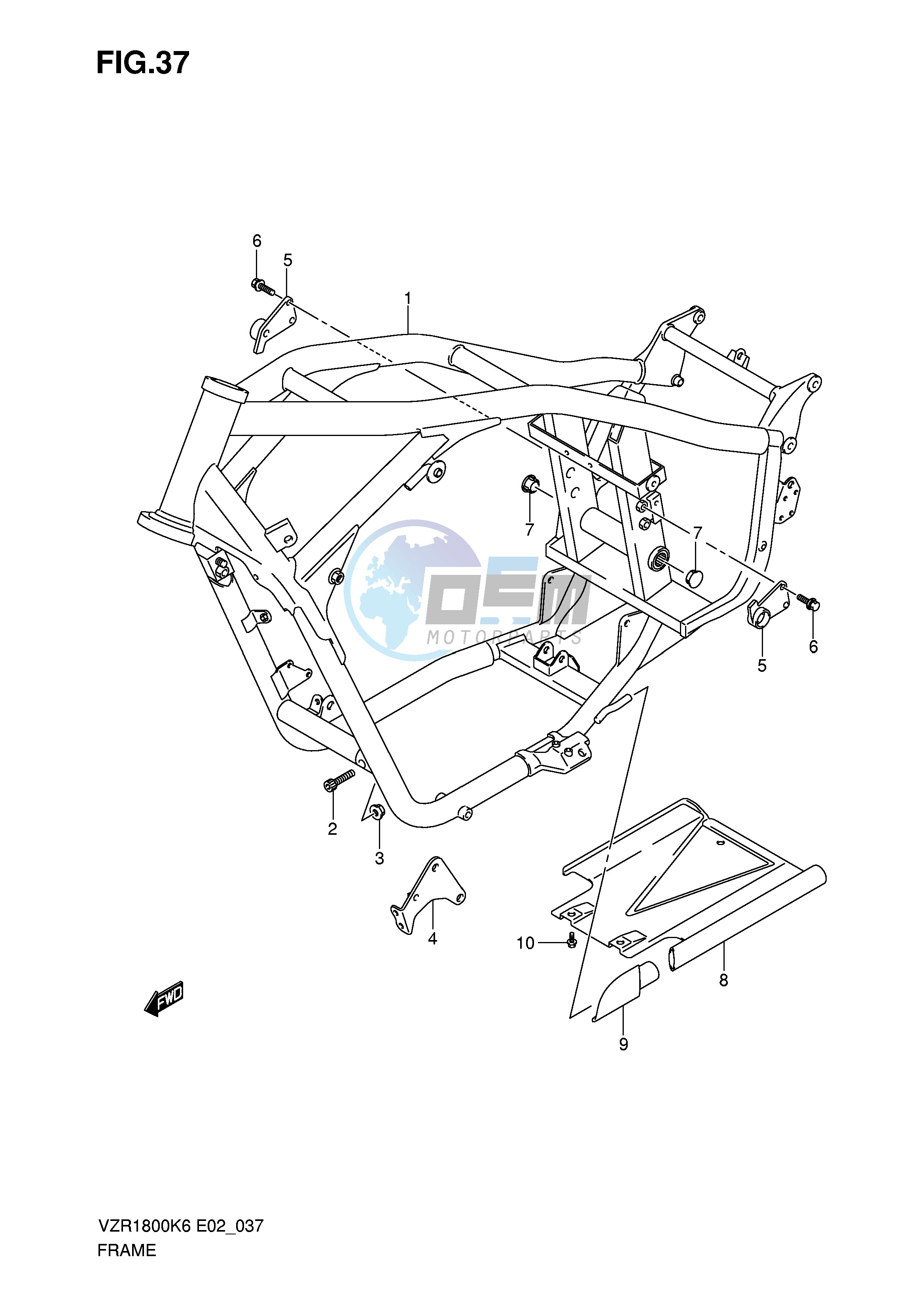 FRAME (MODEL K6 K7 K8)