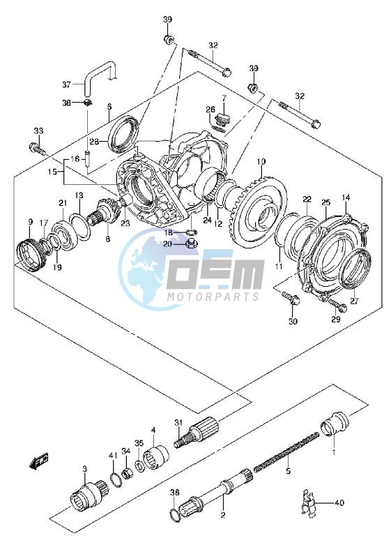 FINAL BEVEL GEAR (REAR)