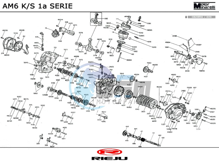 ENGINE  AM6 K/S 1a Serie