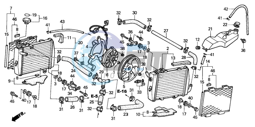 RADIATOR (VTR1000SPY/1)