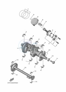 MT-09-SP MTN890D (BAMP) drawing CRANKSHAFT & PISTON