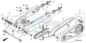 CBF600N9 Europe Direct - (ED / 25K) drawing SWINGARM