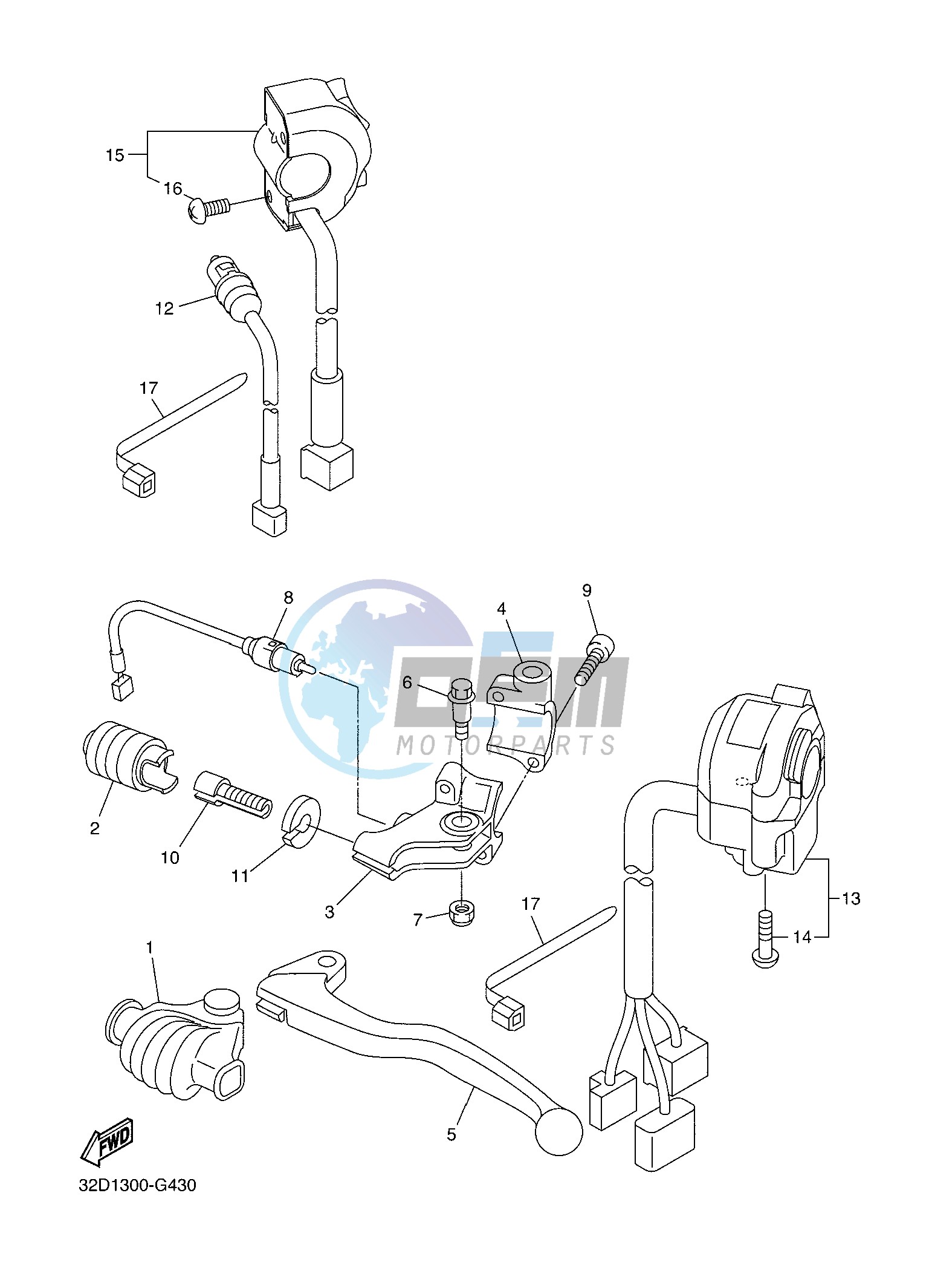 HANDLE SWITCH & LEVER