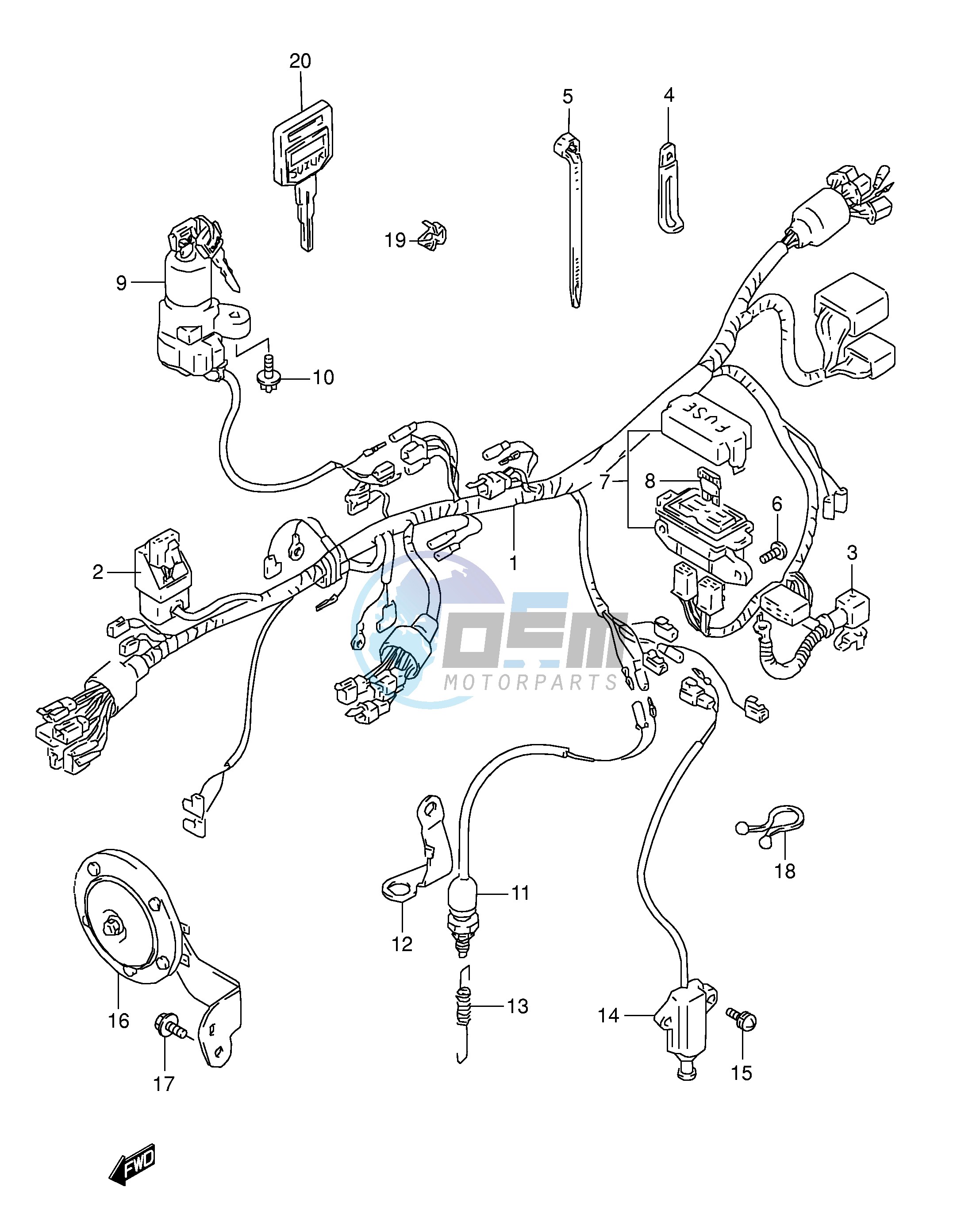 WIRING HARNESS (MODEL T)