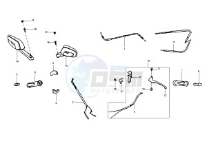 EURO MX - 125 cc drawing REAR BRAKE CONTROL