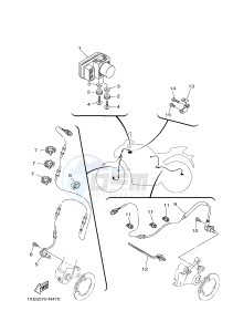 MT07A MT-07 ABS 700 (BU23) drawing ELECTRICAL 3