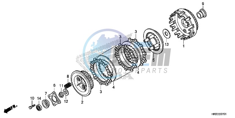 CLUTCH (TRX420FE1/ FM1/ FM2/ TE1/ TM1)