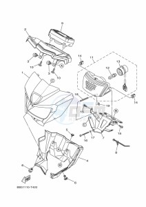 YFM450FWBD KODIAK 450 (B5R1) drawing HEADLIGHT 2