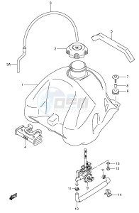 LT-F250 (E17) drawing FUEL TANK