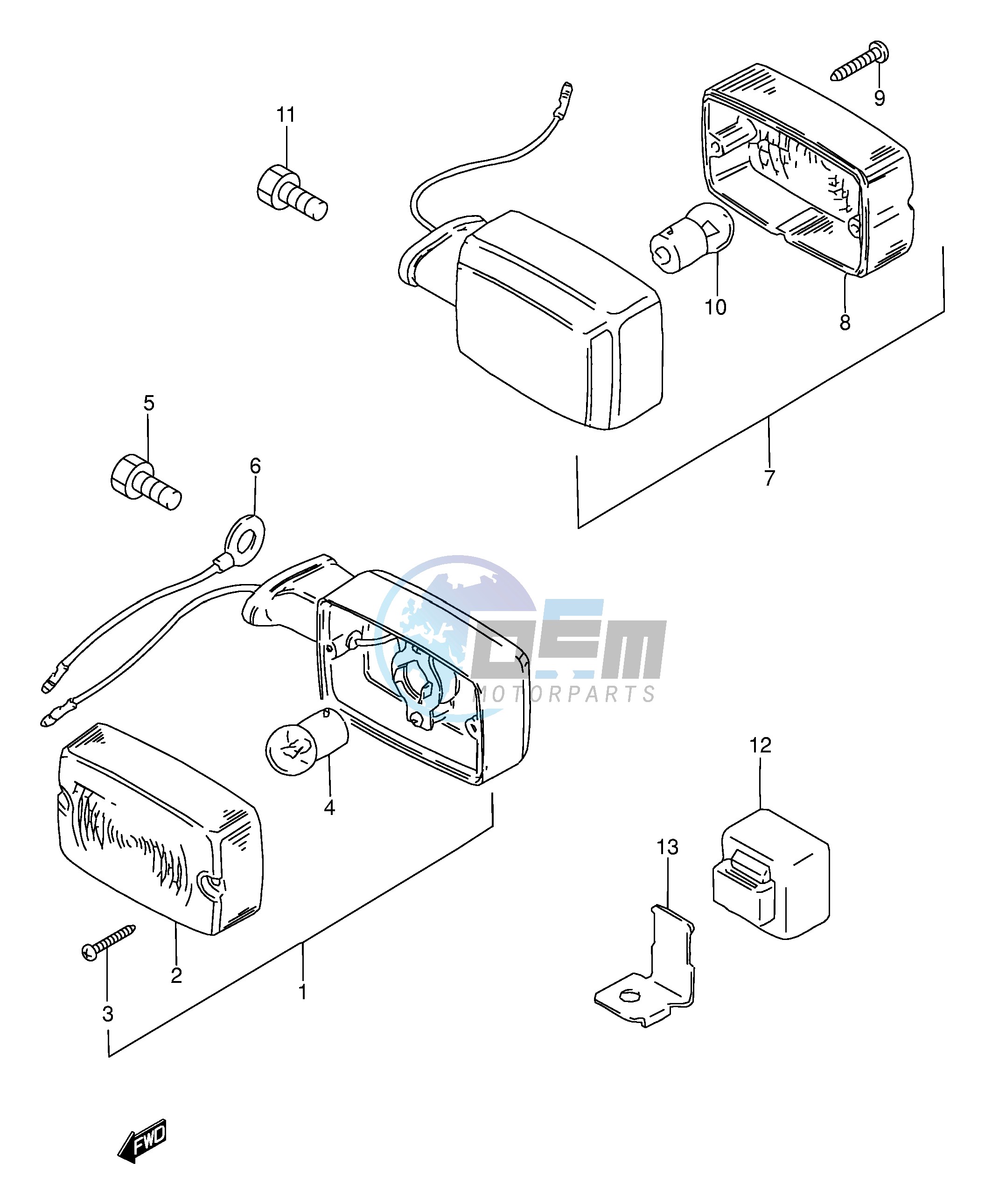 TURN SIGNAL LAMP (P9)