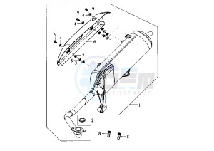 JOYRIDE - 125 cc drawing EXHAUST