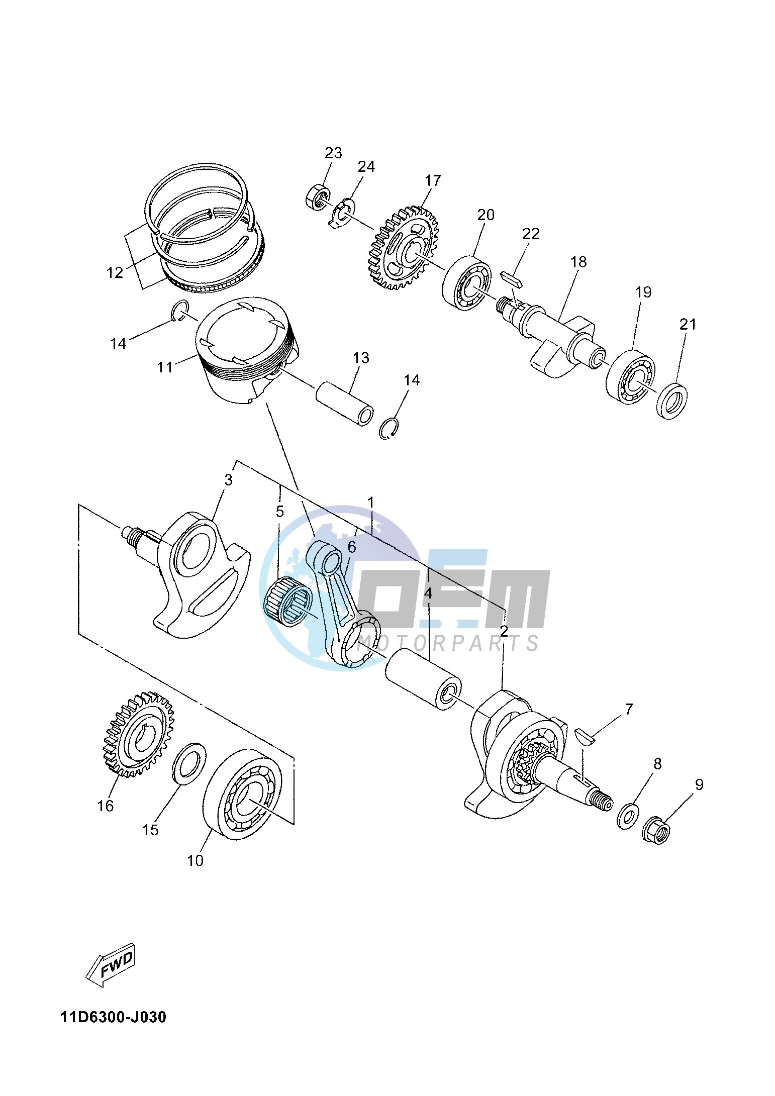 CRANKSHAFT & PISTON