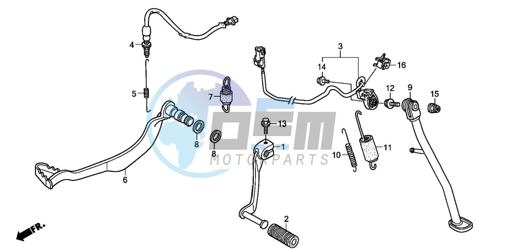 PEDAL/SIDE STAND