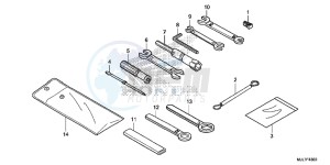 NC750DE Integra - NC750D Europe Direct - (ED) drawing TOOL