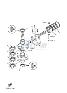 F40BEDL drawing CRANKSHAFT--PISTON