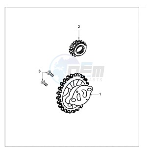 TWEET 50 A X drawing OIL PUMP