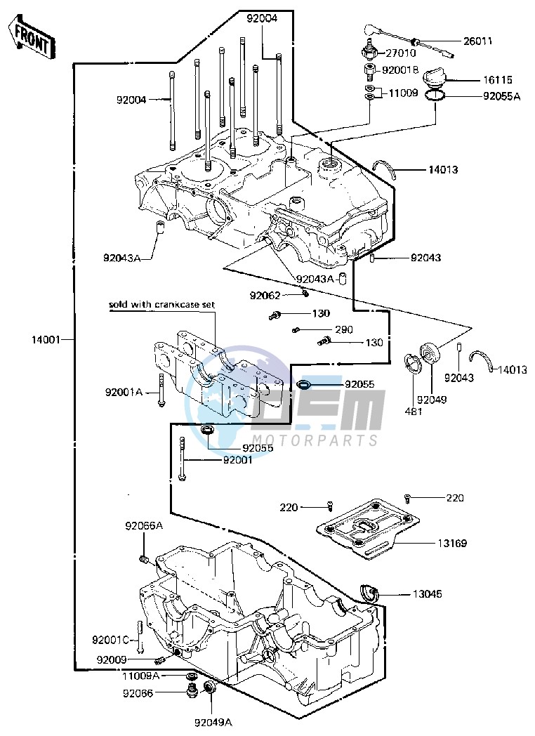 CRANKCASE -- 81 B2- -