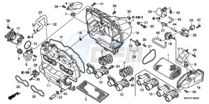 CB600F39 Spain - (SP / ST) drawing AIR CLEANER