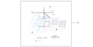 SH300AR9 Europe Direct - (ED / ABS) drawing HEATED GRIP ATT.