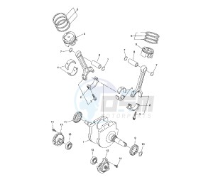 XVS A MIDNIGHT STAR 1300 drawing CRANKSHAFT AND PISTON