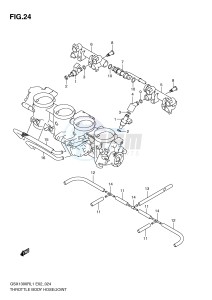 GSX1300R (E2) Hayabusa drawing THROTTLE BODY HOSE JOINT (GSX1300RUFL1 E19)